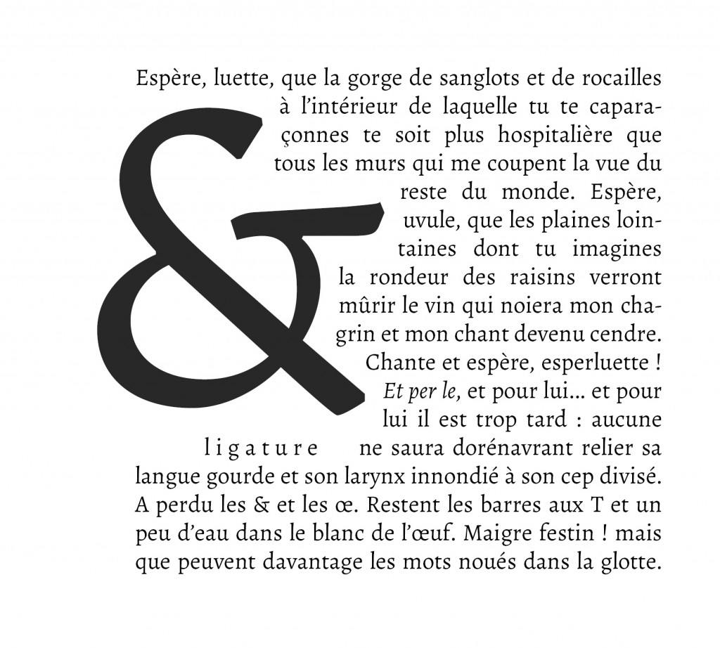 esperluette - (c) Sébastien de Cornuaud-Marcheteau